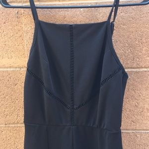 NWOT Nordstrom Black jumpsuit adjustable straps
